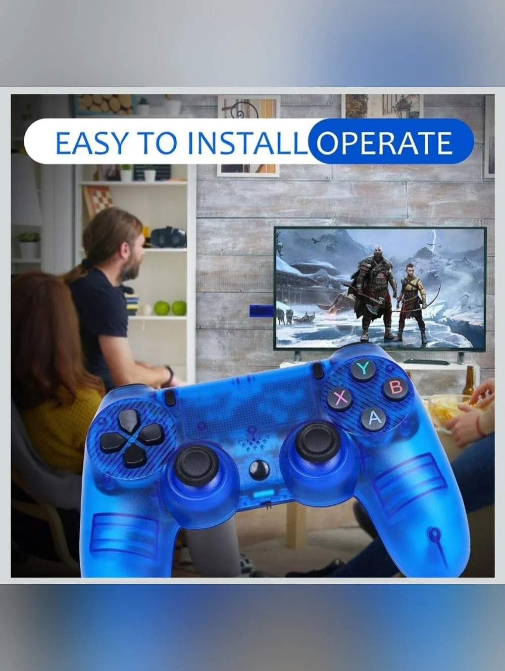 Mini 3D PSP Handheld Gaming Console in Blue